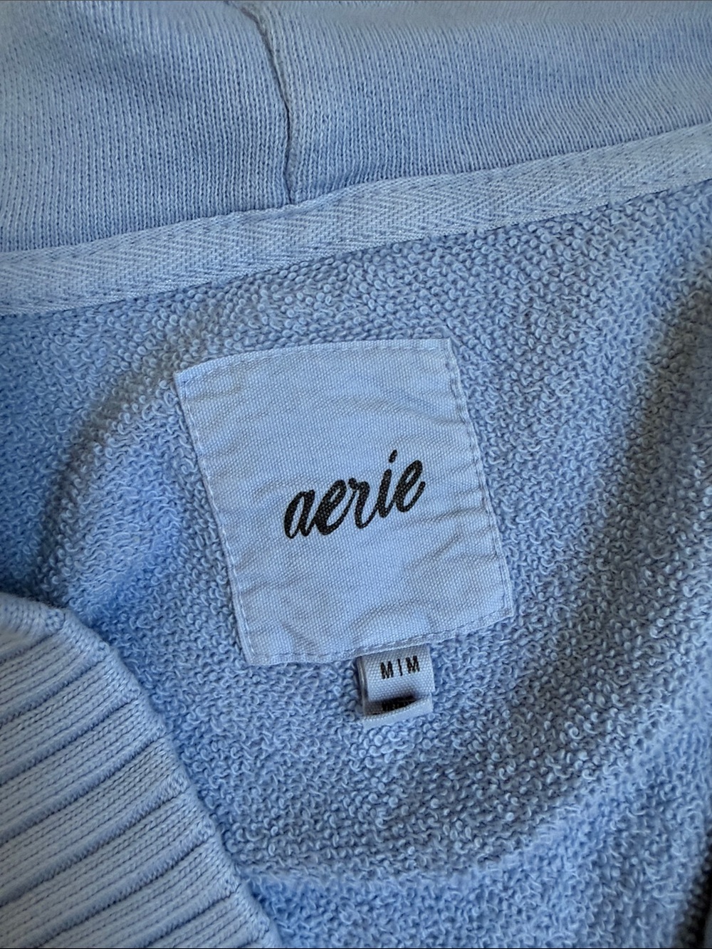 Aerie American Eagle Oversized Deep V Neck Hoodie Medium - Picture 2 of 4